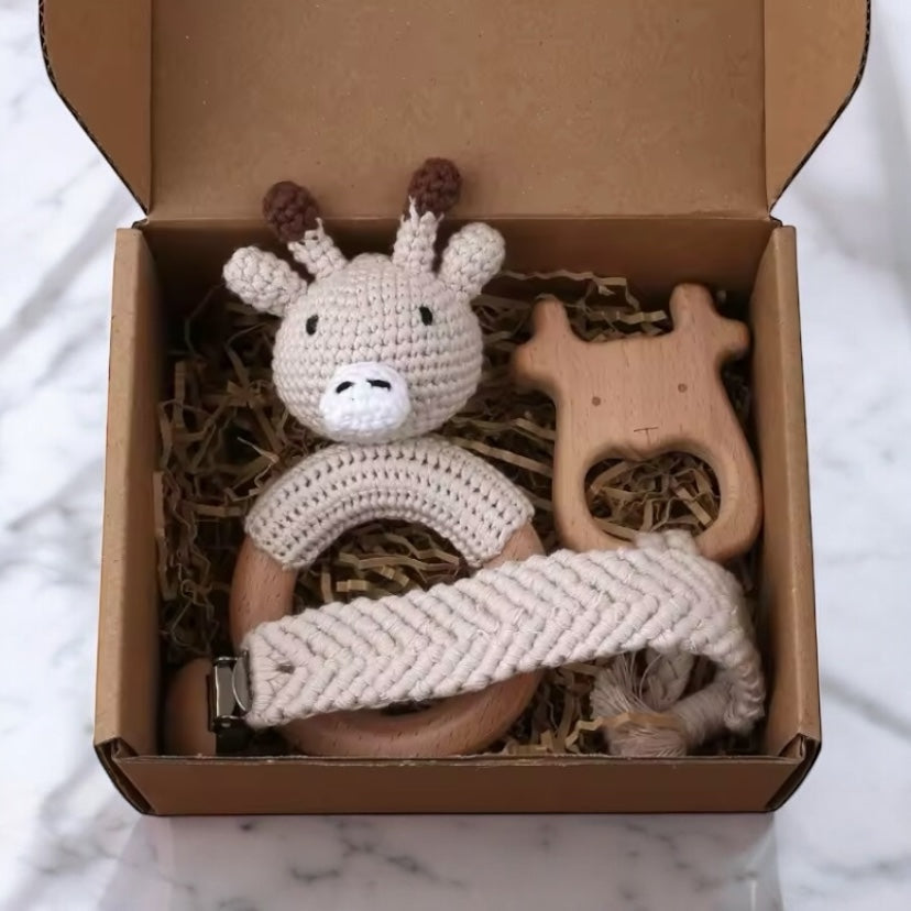 Handmade Crochet rattle gift sets