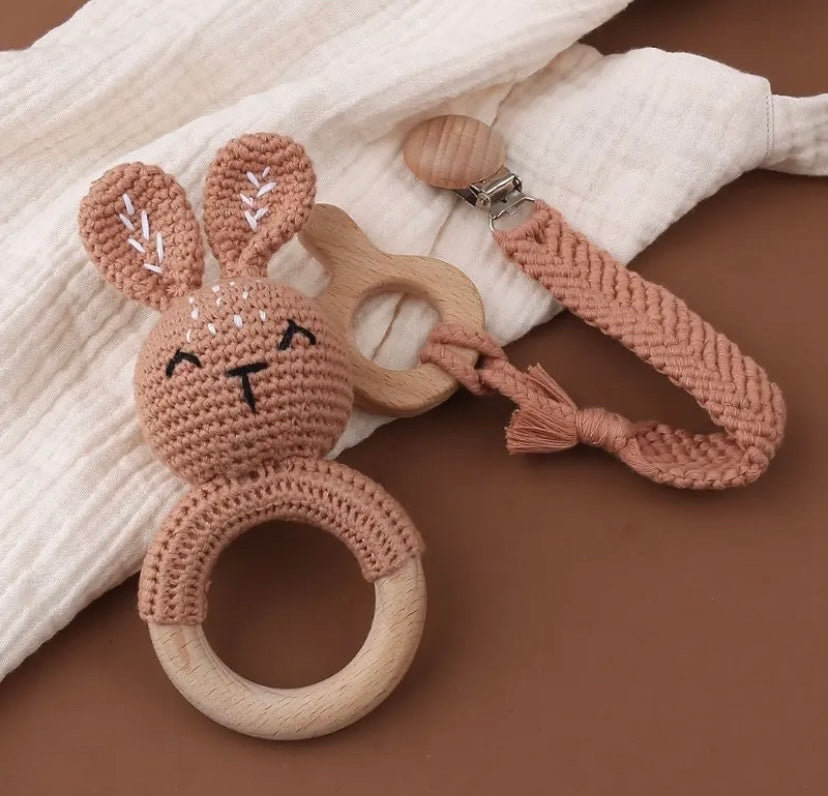 Crochet rattle gift sets