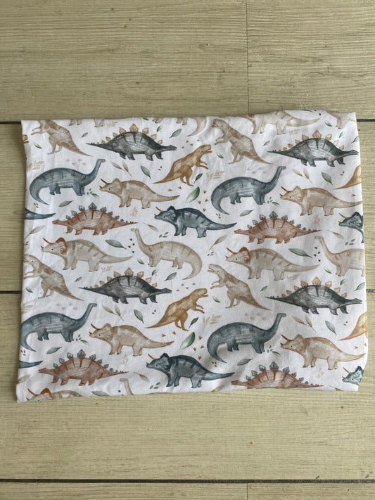White dino fabric