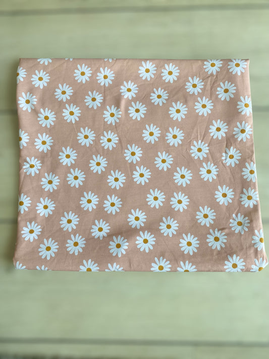 Pink daisy fabric