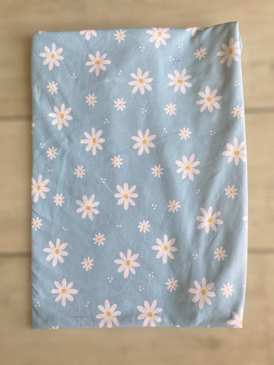 Blue daisy fabric