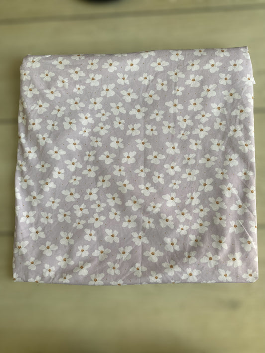 Lilac daisy fabric