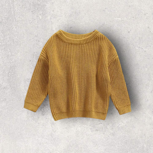 Fawn knitted jumper