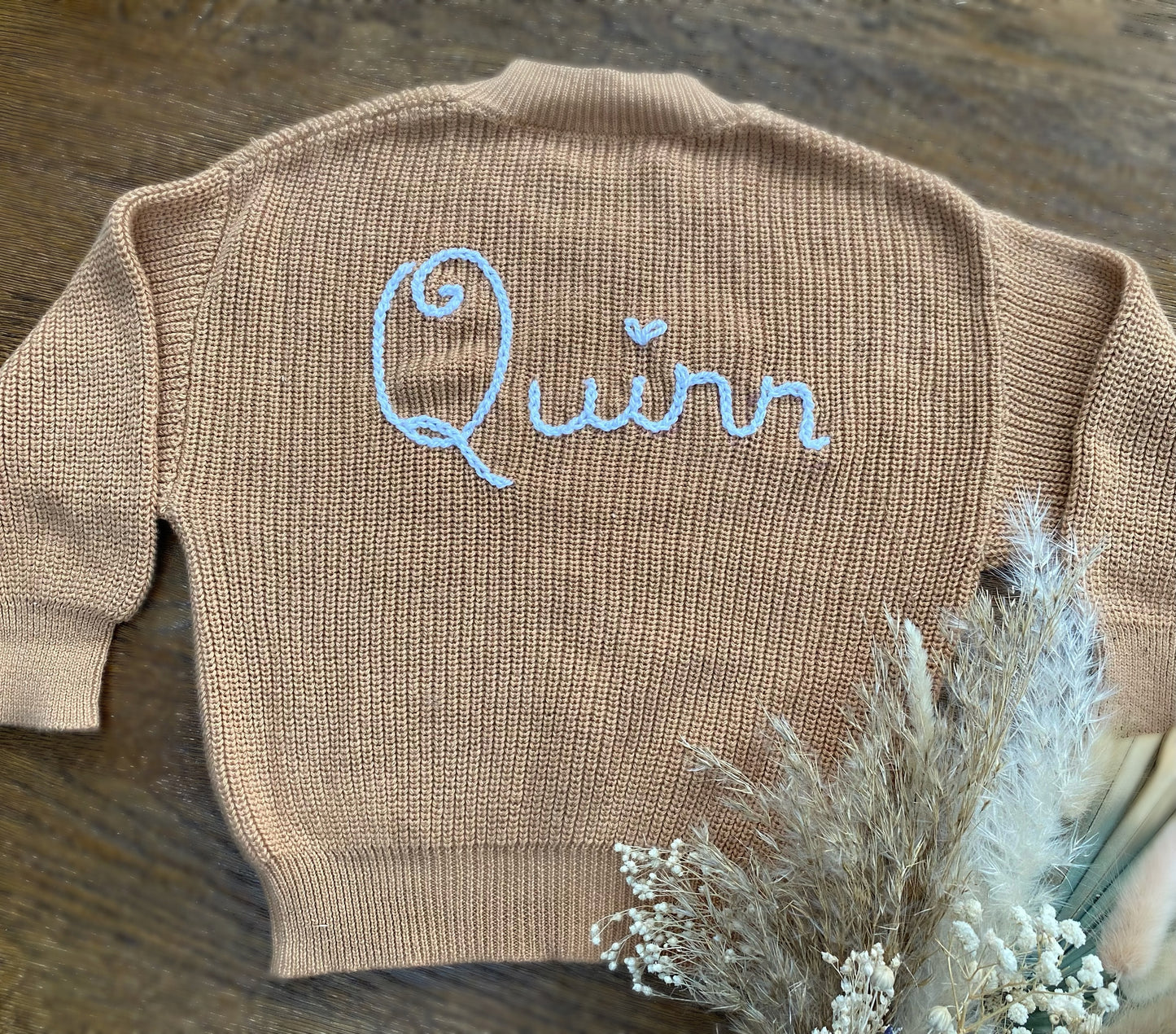 Fawn knitted jumper