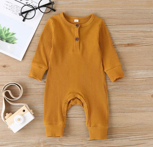 Dark mustard Charlotte romper