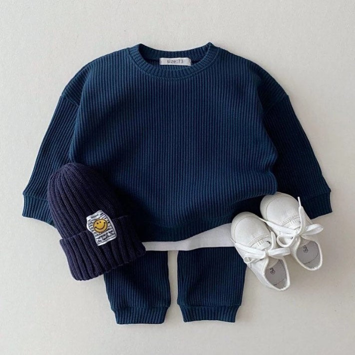 Navy JOSEPH top and trouser set